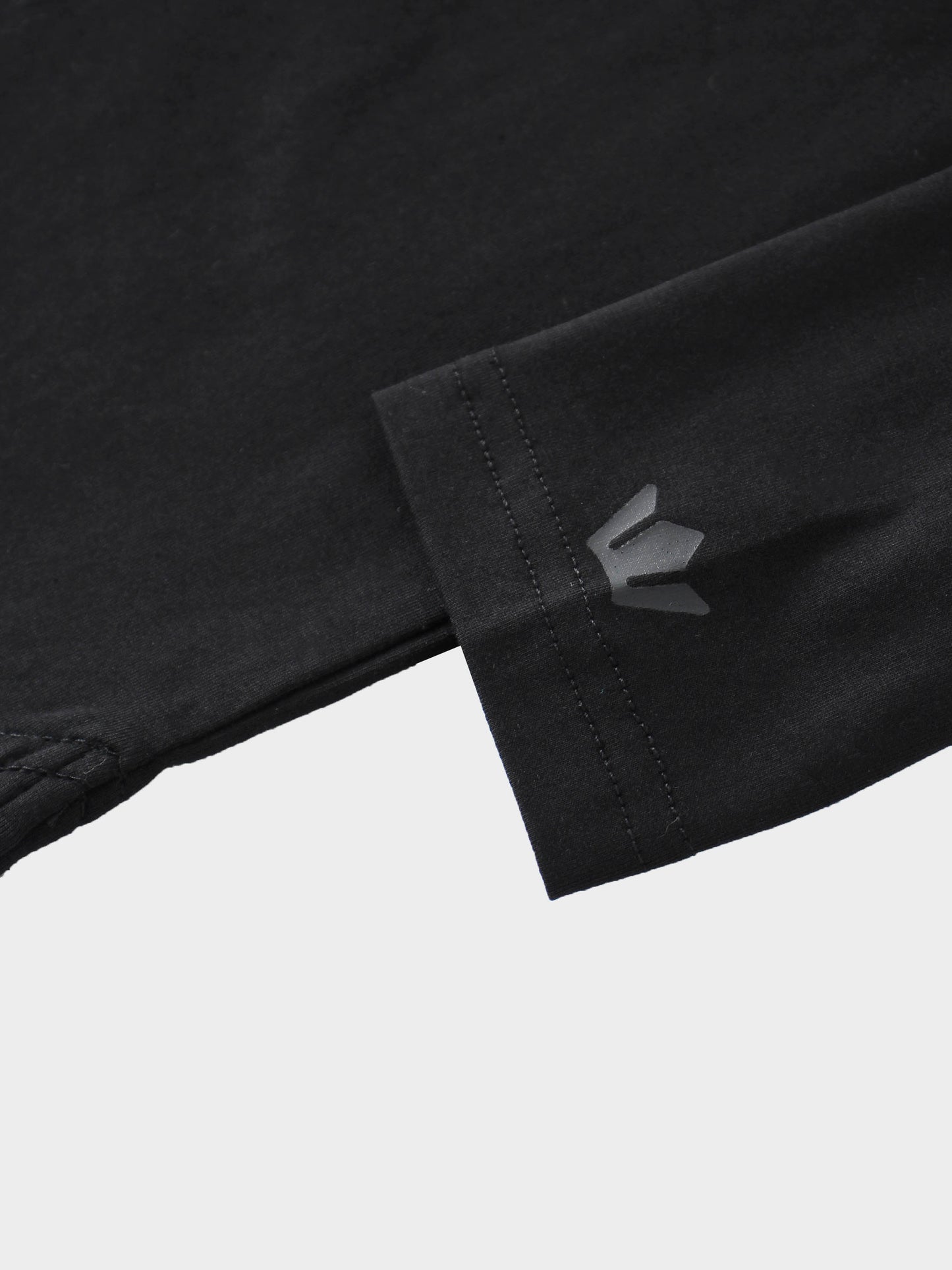 Oversized Rounded Hem T-Shirt-Black